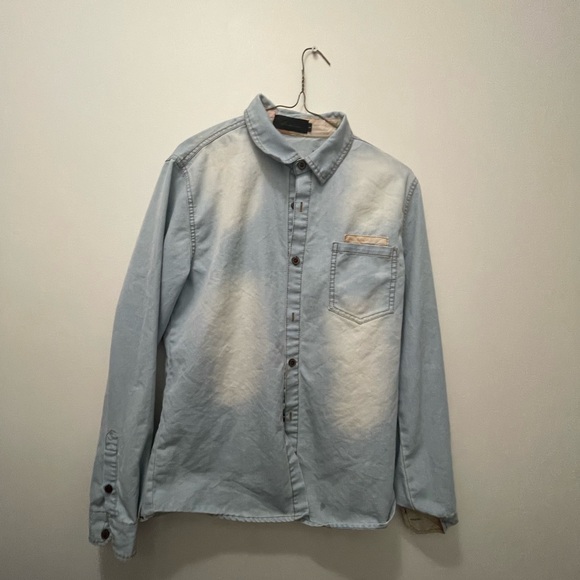 Mens dress shirt bundle 9 shirts one price mostly Medium CLEAN/WASHED - Picture 2 of 9